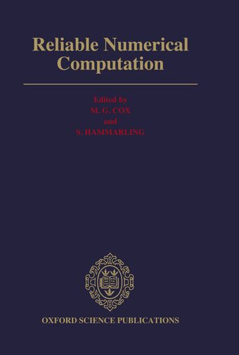 Reliable Numerical Computation book cover