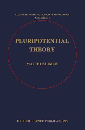Pluripotential Theory book cover