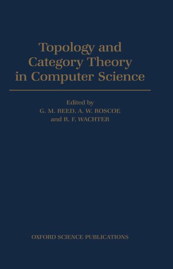 Topology and Category Theory in Computer Science book cover