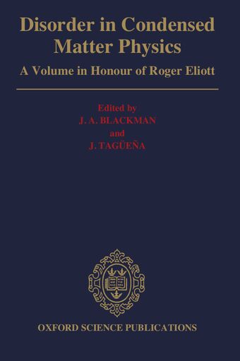 Disorder in Condensed Matter Physics book cover