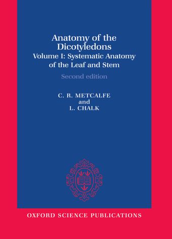 Anatomy of the Dicotyledons: I. book cover