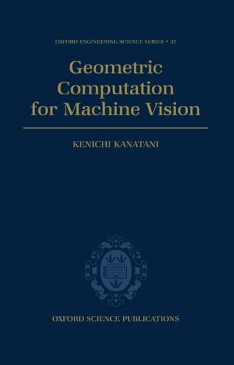 Geometric Computation for Machine Vision book cover