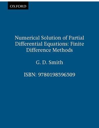 Numerical Solution of Partial Differential Equations book cover