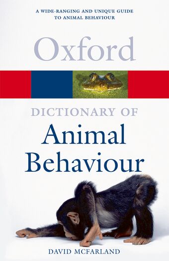 A Dictionary of Animal Behaviour book cover