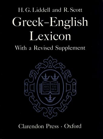 A Greek-English Lexicon book cover