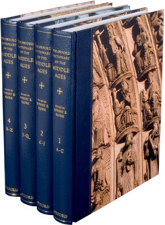 The Oxford Dictionary of the Middle Ages book cover