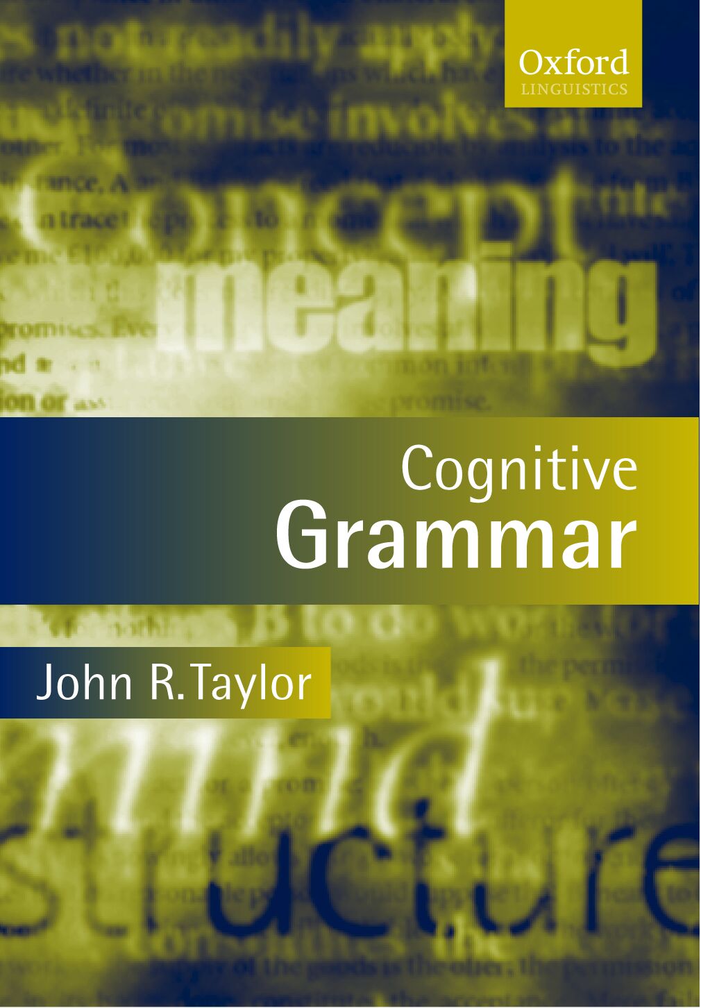 Cognitive Grammar book cover