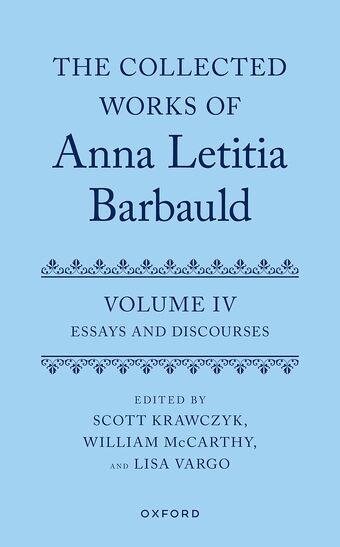 The Collected Works of Anna Letitia Barbauld book cover