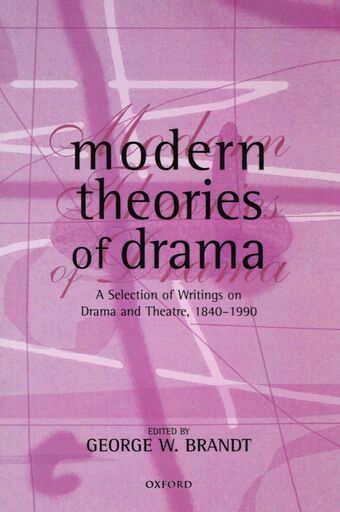 Modern Theories of Drama book cover