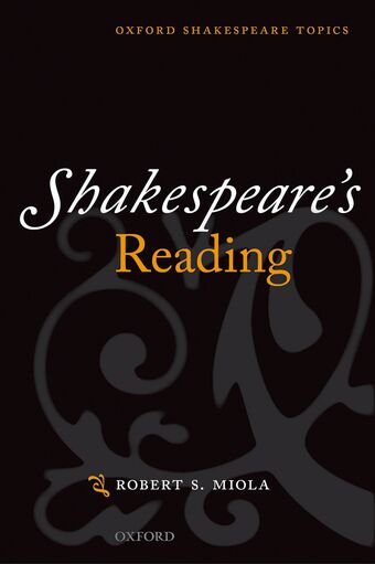 Shakespeare's Reading book cover