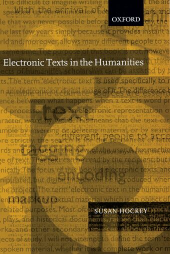 Electronic Texts in the Humanities book cover