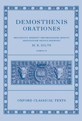 Demosthenis Orationes IV book cover