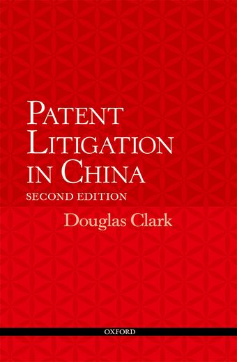 Patent Litigation in China book cover