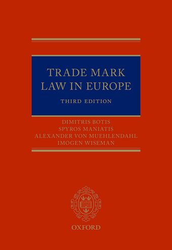 Trade Mark Law in Europe book cover