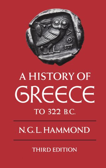 A History of Greece to 322 BC book cover