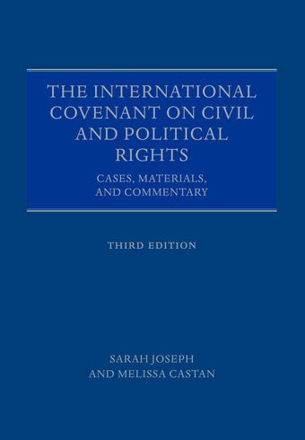 The International Covenant on Civil and Political Rights book cover