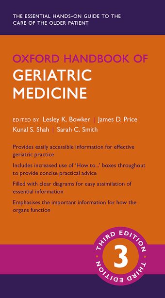 Oxford Handbook of Geriatric Medicine book cover
