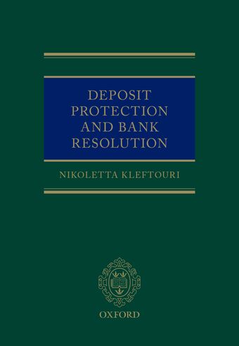 Deposit Protection and Bank Resolution book cover