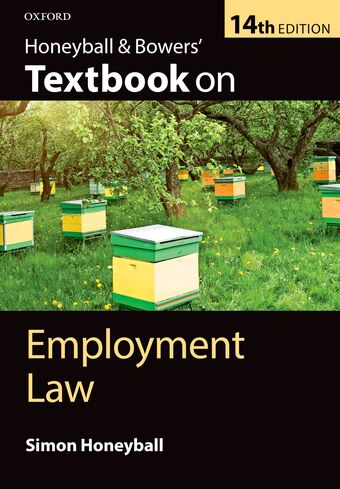 Honeyball & Bowers' Textbook on Employment Law book cover