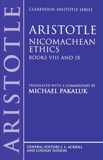 Nicomachean Ethics, Books VIII and IX book cover