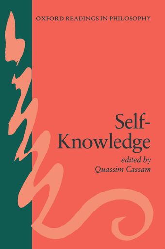Self-Knowledge book cover