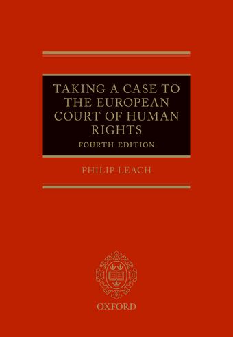 Taking a Case to the European Court of Human Rights book cover