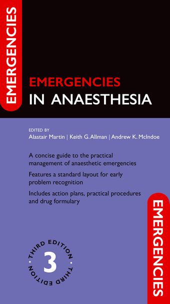 Emergencies in Anaesthesia book cover