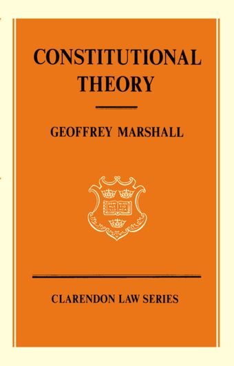Constitutional Theory book cover