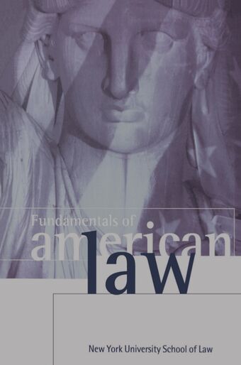Fundamentals of American Law book cover