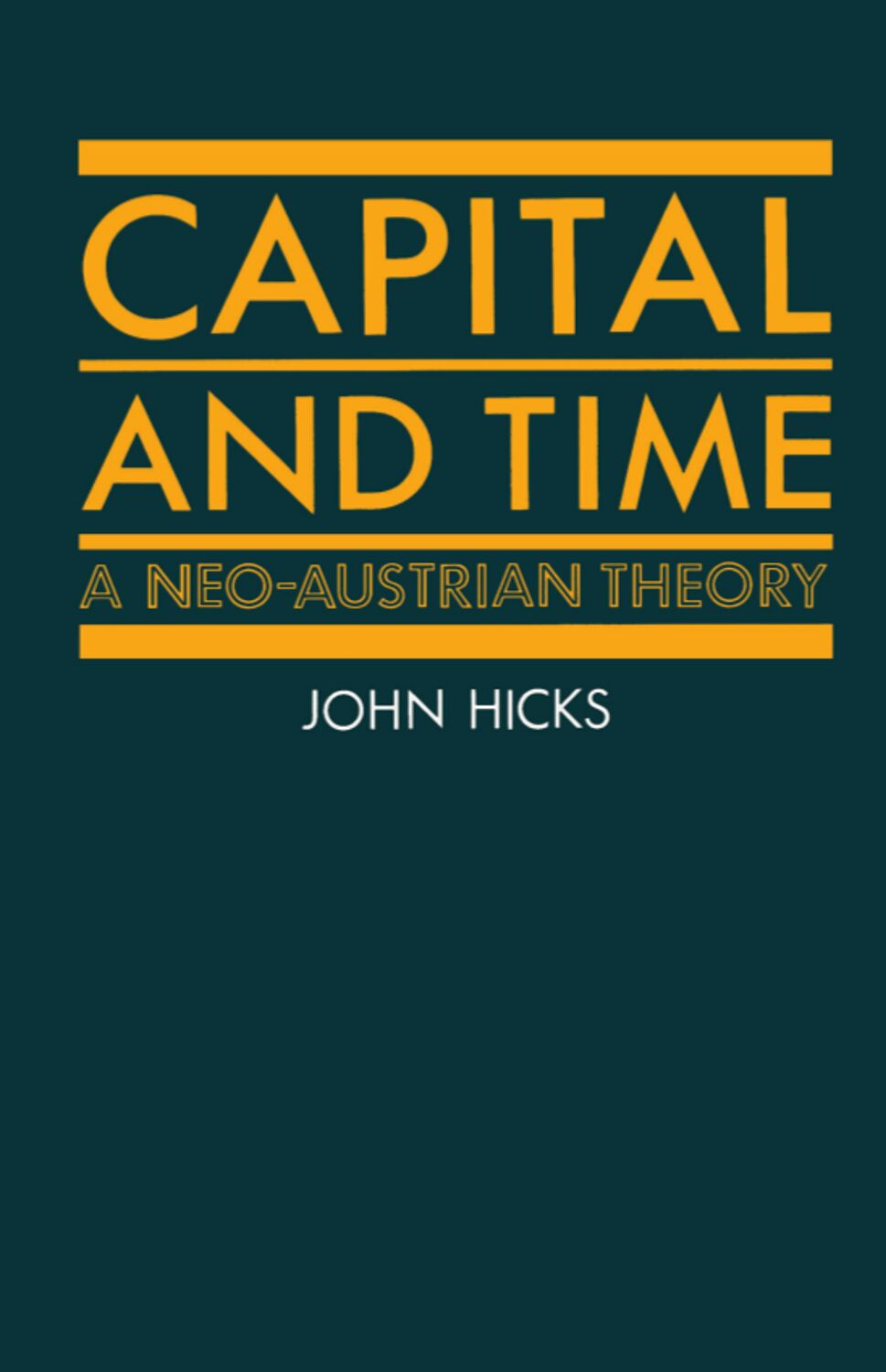 Capital and Time book cover