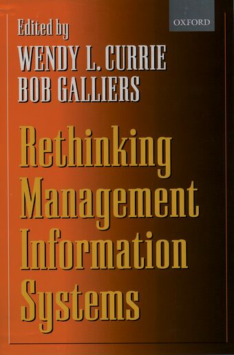 Rethinking Management Information Systems book cover