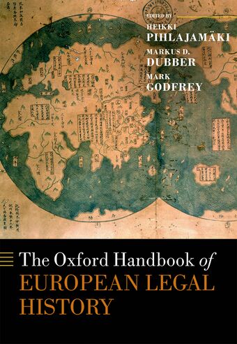 Oxford Handbook of European Legal History book cover