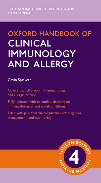 Oxford Handbook of Clinical Immunology and Allergy book cover