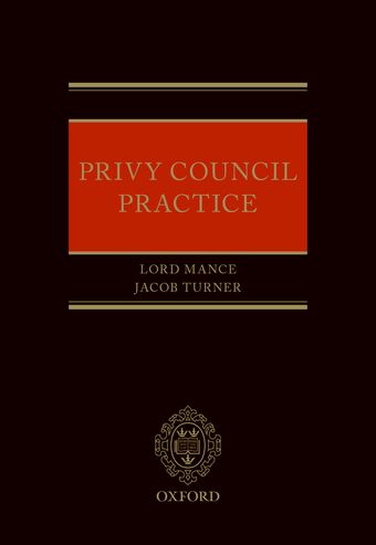 Privy Council Practice book cover