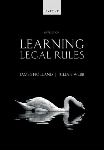Learning Legal Rules book cover