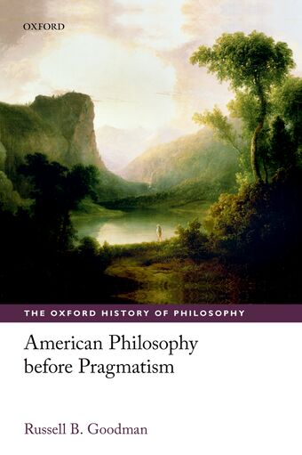 American Philosophy before Pragmatism book cover