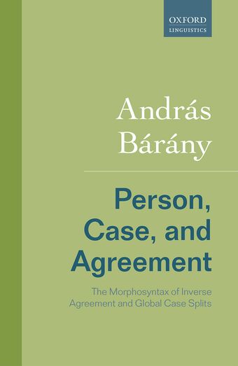 Person, Case, and Agreement book cover