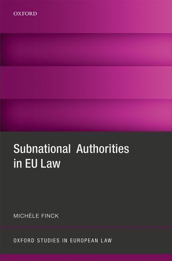 Subnational Authorities in EU Law book cover