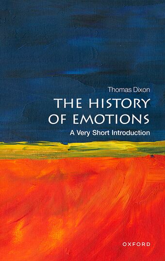 The History of Emotions A Very Short Introduction book cover