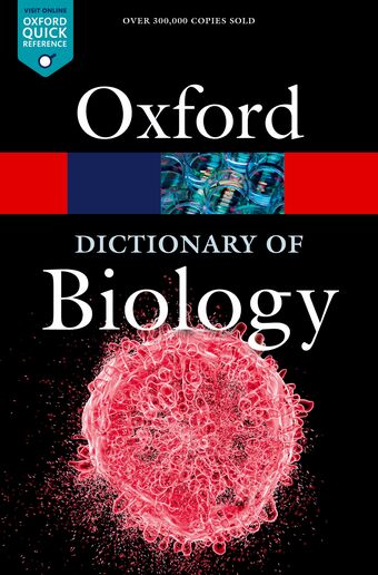 A Dictionary of Biology book cover