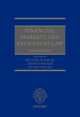 Financial Markets and Exchanges Law book cover