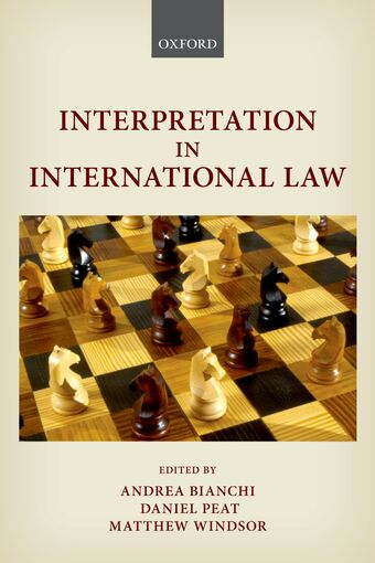 Interpretation in International Law book cover