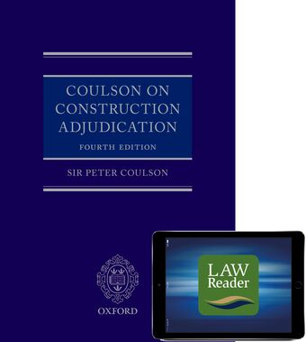 Coulson on Construction Adjudication Pack book cover