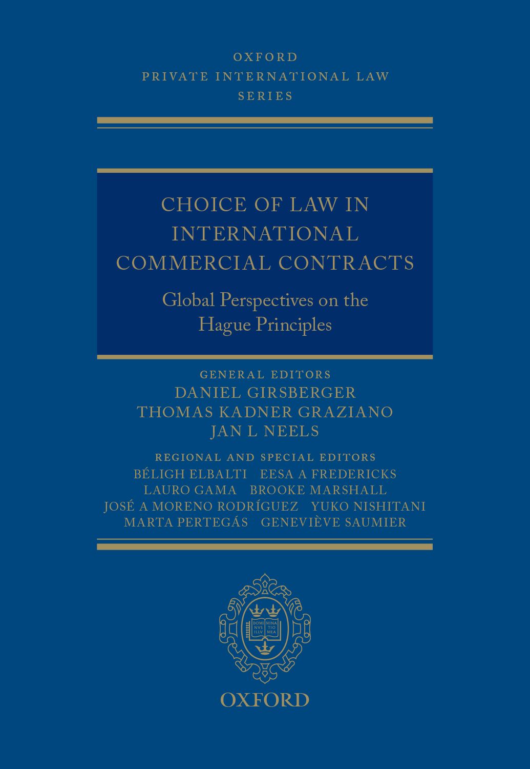 Choice of Law in International Commercial Contracts book cover