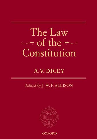The Law of the Constitution book cover
