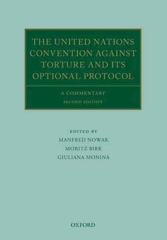 The United Nations Convention Against Torture book cover
