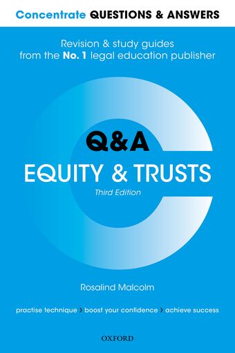 Concentrate Questions and Answers Equity and Trusts book cover