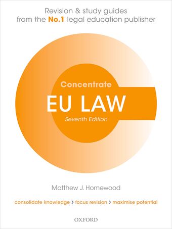 EU Law Concentrate book cover