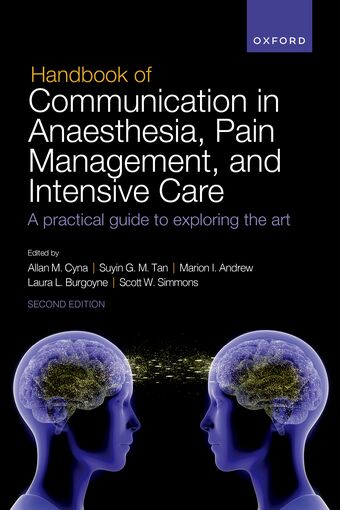 Handbook of Communication in Anaesthesia, Pain Management, and Intensive Care book cover