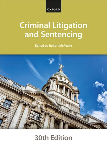 Criminal Litigation & Sentencing book cover
